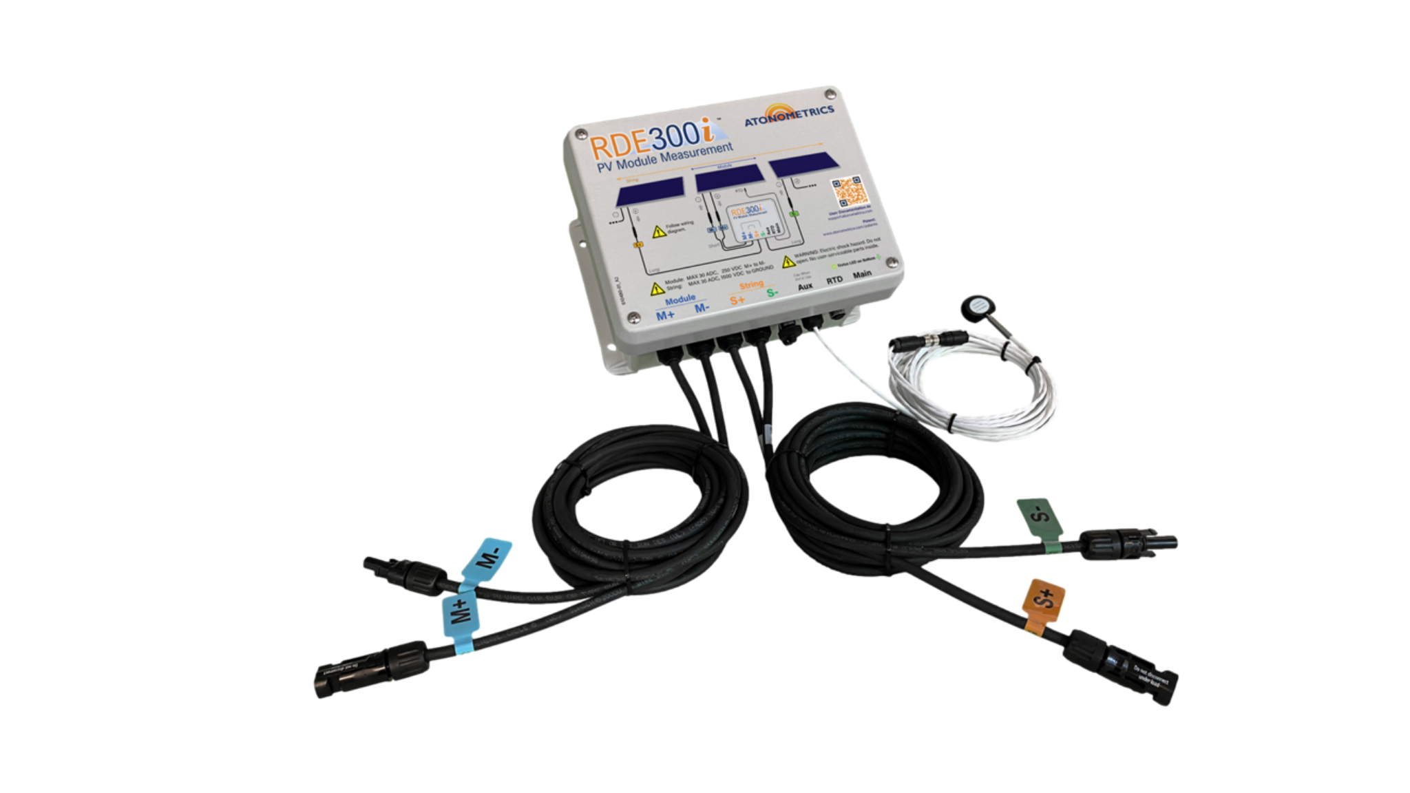 RDE300i with cables shown that connect in-situ within a string
